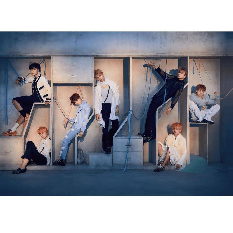 Bts (Bangtan Boys) 3D-Postkarte Love Yourself 7 Mitglieder, Foto Lentikular von Joom DACH
