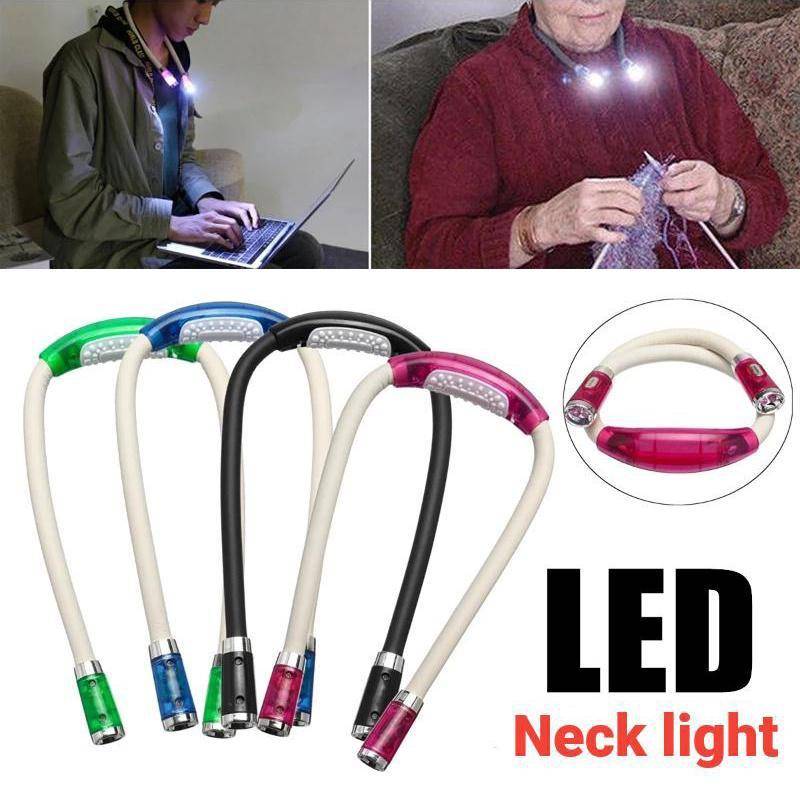 Buch Licht Flexible Freisprecheinrichtung Led Hals Licht Hug Leselampe Neuheit Led Nachtlicht Taschenlampe schwarz von Joom DACH
