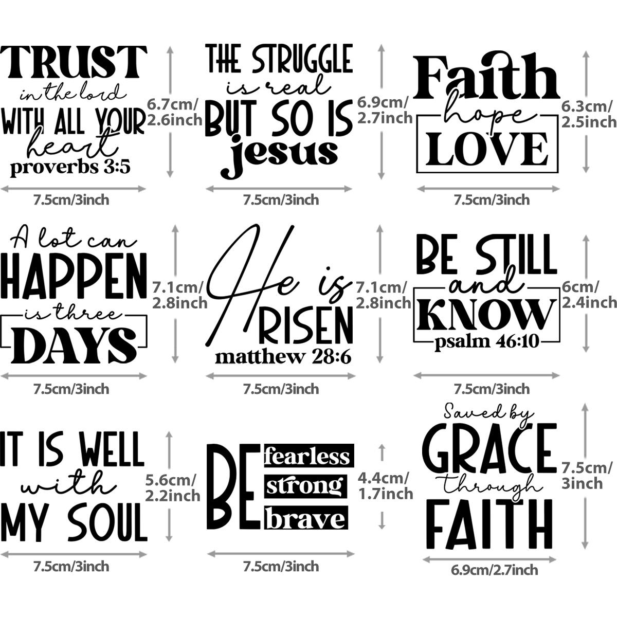 Buchstaben-Aufnäher, Bastelbedarf, Juses Faith, Bekleidungszubehör, DIY, neue Wärmeübertragung, waschbar, Parches Para Ropa, Jesus, Gott von Joom DACH