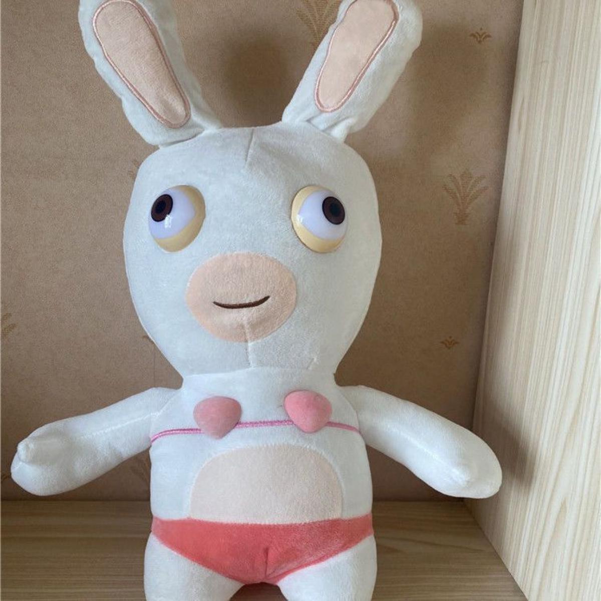 Bucktooth Rabbit Puppe Verrücktes Kaninchen Plüschtier Stoffpuppe 20cm von Joom DACH
