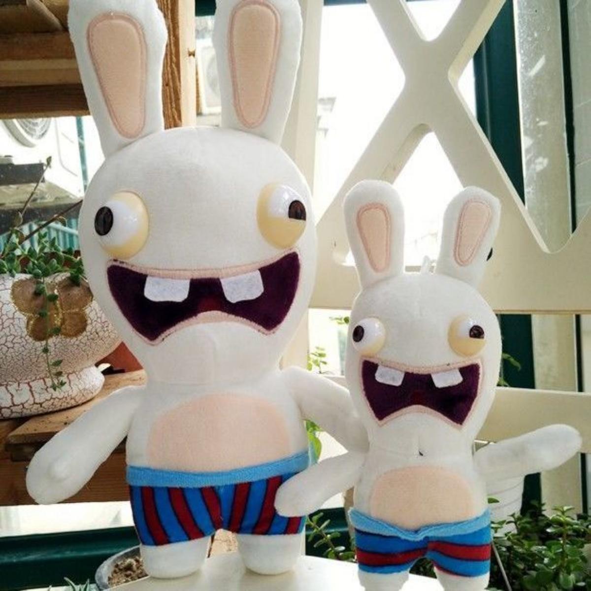 Bucktooth Rabbit Puppe Verrücktes Kaninchen Plüschtier Stoffpuppe 20cm von Joom DACH