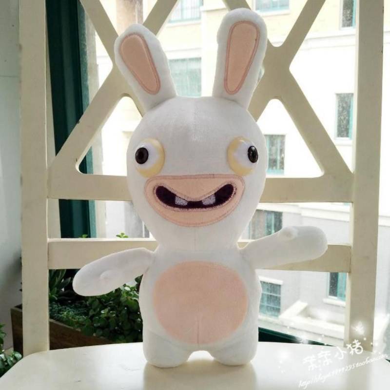 Bucktooth Rabbit Puppe Verrücktes Kaninchen Plüschtier Stoffpuppe 32cm von Joom DACH