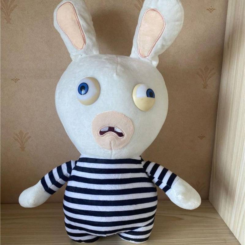 Bucktooth Rabbit Puppe Verrücktes Kaninchen Plüschtier Stoffpuppe 48cm von Joom DACH