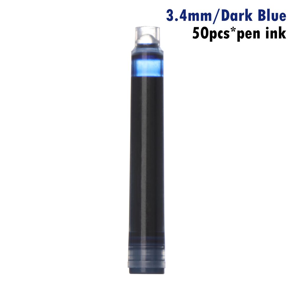 Bürobedarf Schreibgerät Schreibwaren Auswechselbare Nachfülltintenpatrone Stift Tintenbeutel Tintenbeutel 3.4mm dunkelblaue von Joom DACH