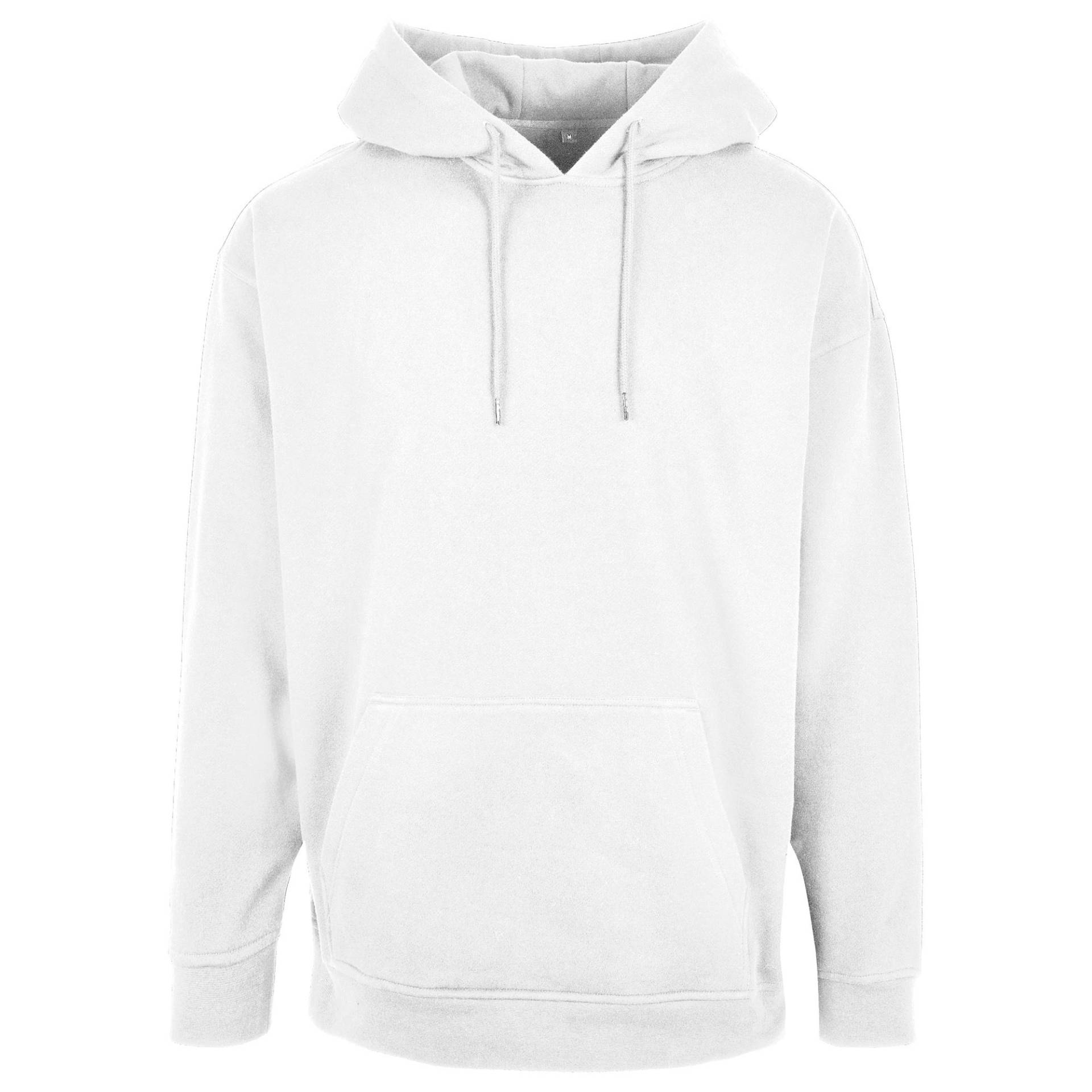 Build Your Brand Basic Oversized Hoodie für Herren S weiß von Joom DACH