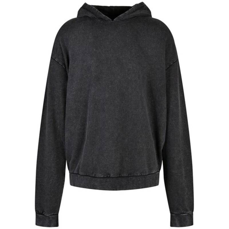 Build Your Brand Herren-Kapuzenpullover in Acid-Waschung in Übergröße L schwarz von Joom DACH