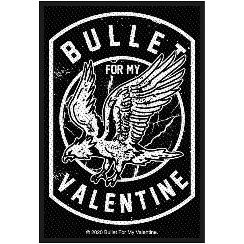 Bullet For My Valentine Gewebter Adler-Aufnäher One Size schwarz/weiß Bullet For My Valentine Gewebter Adler-Aufnäher One Size schwarz/weiß von Joom DACH