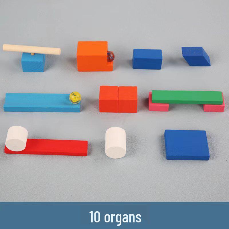 Bunte Holz-Dominosteine - 100-teiliges Lernspielzeug für Kinder, Heißer Verkauf von Joom DACH