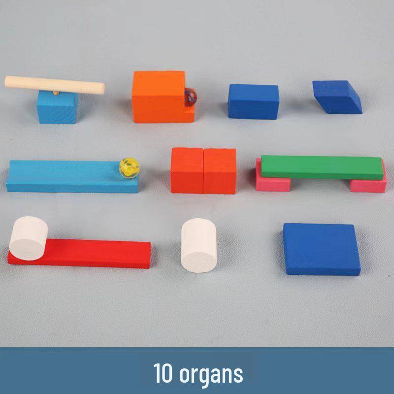 Bunte Holz-Dominosteine - 100-teiliges Lernspielzeug für Kinder, Heißer Verkauf von Joom DACH