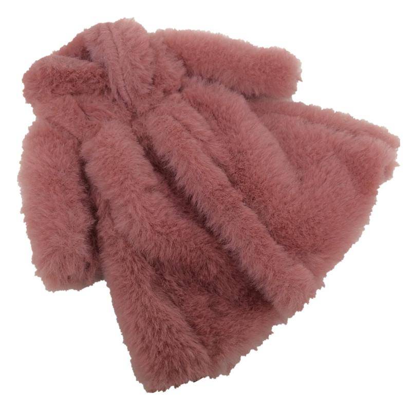 Bunte Mode Mini flauschige Kleidung Pelzmantel süße Kleidung für 30 cm Puppe Kinder verkleiden Spielzeug Mädchen Geschenke rot von Joom DACH