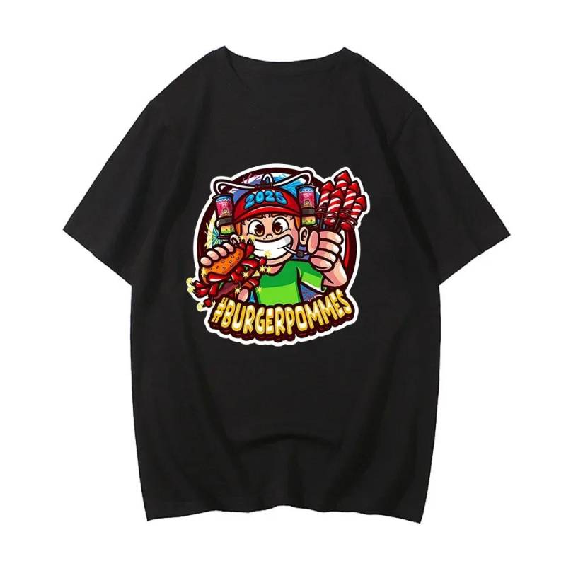 Burgerpommes 2 LukasBurger T-Shirts Cartoon Grafikdruck T-Shirt Marvin Vlogt ICrimax T-Shirt Baumwolle Männer Frauen Tees Unisex M Burgerpommes 2 LukasBurger T-Shirts Cartoon Grafikdruck T-Shirt Marvin Vlogt ICrimax T-Shirt Baumwolle Männer Frauen Tees Unisex M von Joom DACH
