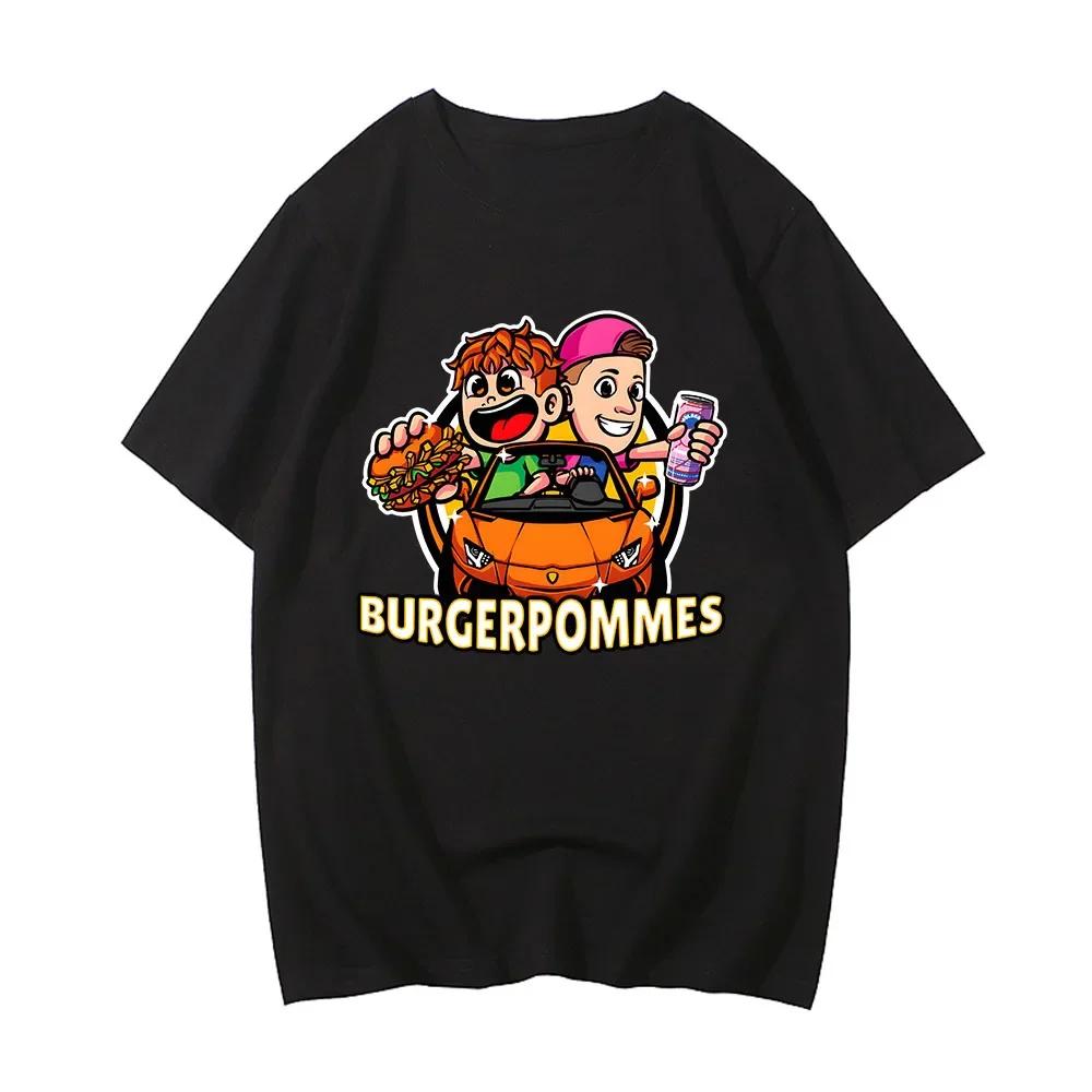 Burgerpommes 2 LukasBurger T-Shirts Cartoon Grafikdruck T-Shirt Marvin Vlogt ICrimax T-Shirt Baumwolle Männer Frauen Tees Unisex S Burgerpommes 2 LukasBurger T-Shirts Cartoon Grafikdruck T-Shirt Marvin Vlogt ICrimax T-Shirt Baumwolle Männer Frauen Tees Unisex S von Joom DACH