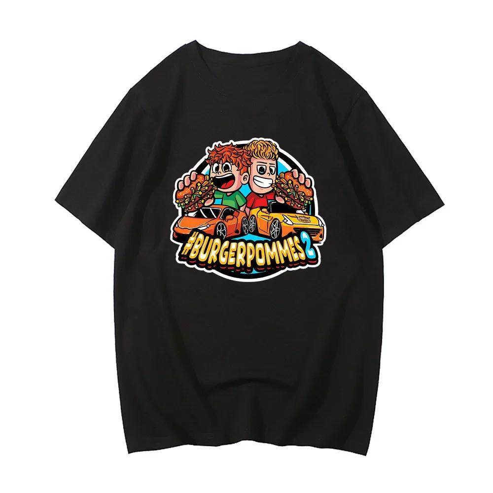 Burgerpommes 2 LukasBurger T-Shirts Cartoon Grafikdruck T-Shirt Marvin Vlogt ICrimax T-Shirt Baumwolle Männer Frauen Tees Unisex XS Burgerpommes 2 LukasBurger T-Shirts Cartoon Grafikdruck T-Shirt Marvin Vlogt ICrimax T-Shirt Baumwolle Männer Frauen Tees Unisex XS von Joom DACH