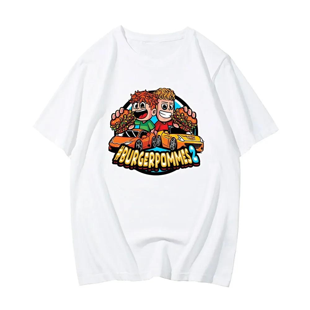 Burgerpommes 2 LukasBurger T-Shirts Cartoon Grafikdruck T-Shirt Marvin Vlogt ICrimax T-Shirt Baumwolle Männer Frauen Tees Unisex XS Burgerpommes 2 LukasBurger T-Shirts Cartoon Grafikdruck T-Shirt Marvin Vlogt ICrimax T-Shirt Baumwolle Männer Frauen Tees Unisex XS von Joom DACH