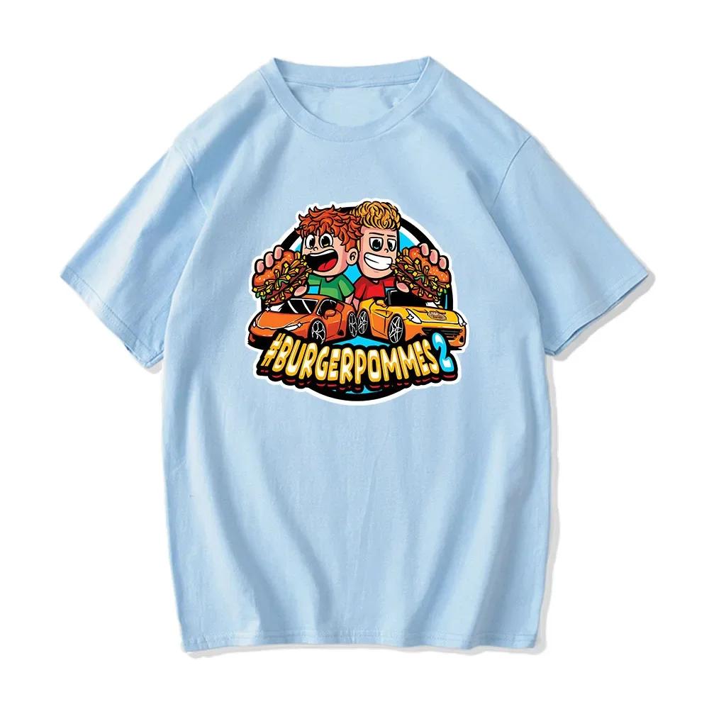 Burgerpommes 2 LukasBurger T-Shirts Cartoon Grafikdruck T-Shirt Marvin Vlogt ICrimax T-Shirt Baumwolle Männer Frauen Tees Unisex XS Burgerpommes 2 LukasBurger T-Shirts Cartoon Grafikdruck T-Shirt Marvin Vlogt ICrimax T-Shirt Baumwolle Männer Frauen Tees Unisex XS von Joom DACH