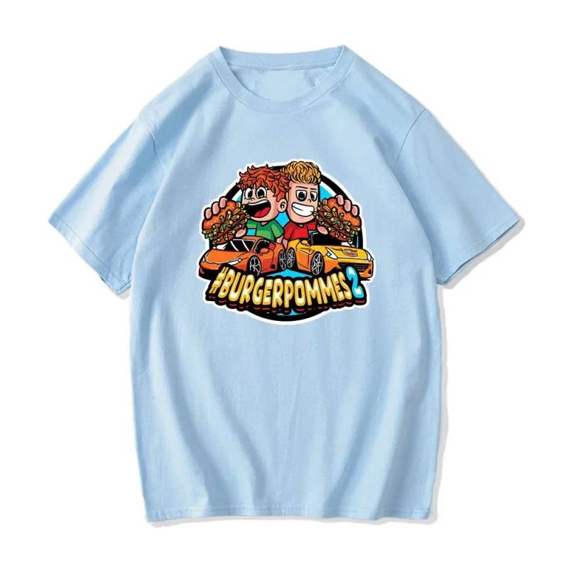 Burgerpommes 2 LukasBurger T-Shirts Cartoon Grafikdruck T-Shirt Marvin Vlogt ICrimax T-Shirt Baumwolle Männer Frauen Tees Unisex XS Burgerpommes 2 LukasBurger T-Shirts Cartoon Grafikdruck T-Shirt Marvin Vlogt ICrimax T-Shirt Baumwolle Männer Frauen Tees Unisex XS von Joom DACH