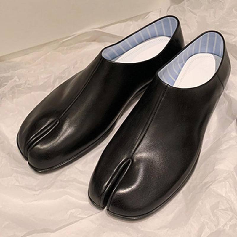 Burst Silver Tabi Schuhe Damen Split Toe Flats Frühling Weiche Slipper Damen Slip-On Slides 40 von Joom DACH