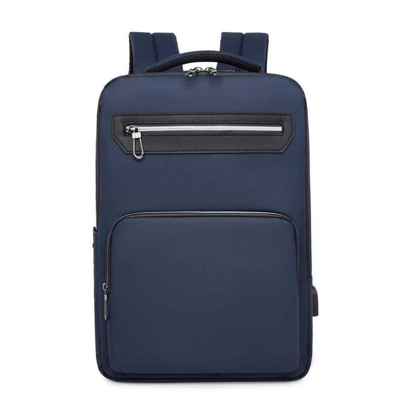 Business-Rucksack für Herren Computer-Rucksack zur Erweiterung Rucksack mit großem Fassungsvermögen Reise Einfache Schultern blau von Joom DACH