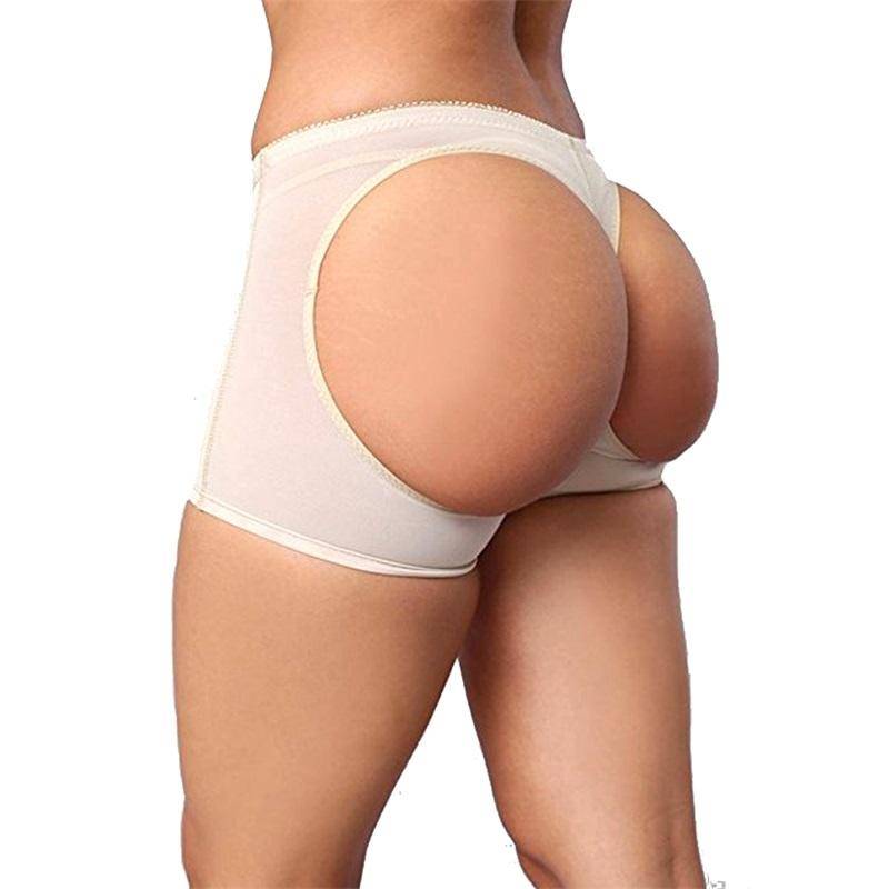 Butt Lifter Höschen Shorts Butt Lift Unterwäsche Body Shaper Slip Frauen Ass Push Up Panty Gesäß Offene Hüfte Booty XL von Joom DACH