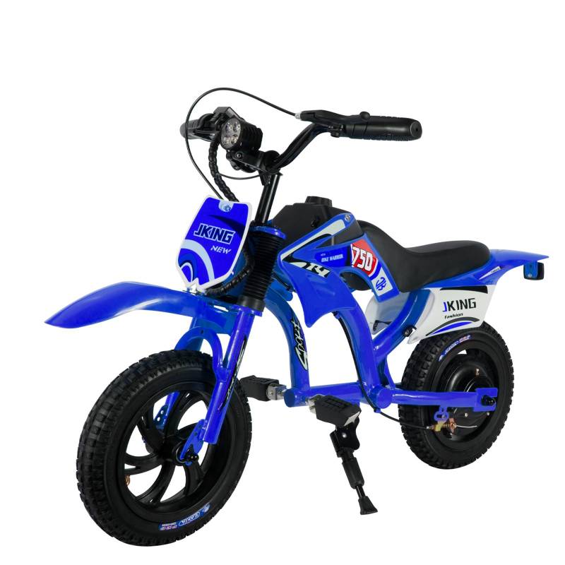 C6 Blau/Rot 200W Motorleistung 12 Zoll Reifen Höchstgeschwindigkeit 16KM/H Stadtstraße Kinder Elektro Motorrad Blue von Joom DACH