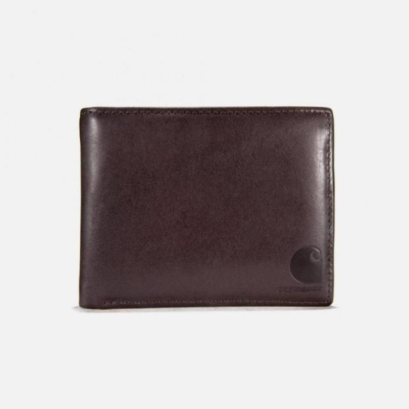 CARHARTT Carhartt B0000218 Ölbraunes Leder-Passetui-Geldbörse BRAUN 94668 94668 NONE von Joom DACH