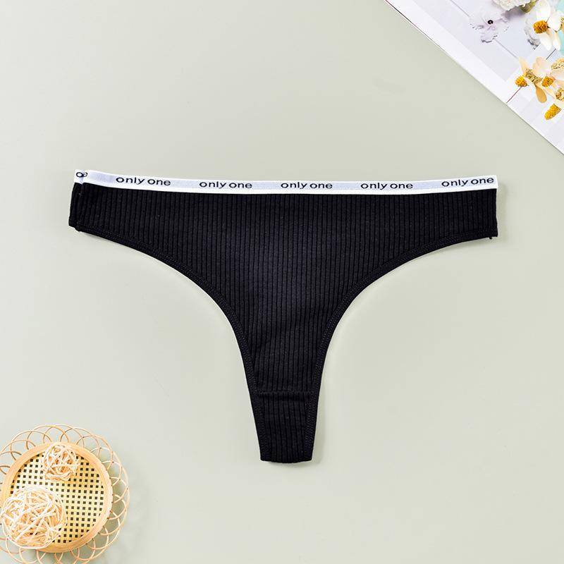 CFSC Damen-Unterwäsche in großer Größe, einfarbiger Druck, Tanga-Unterwäsche XL schwarz von Joom DACH