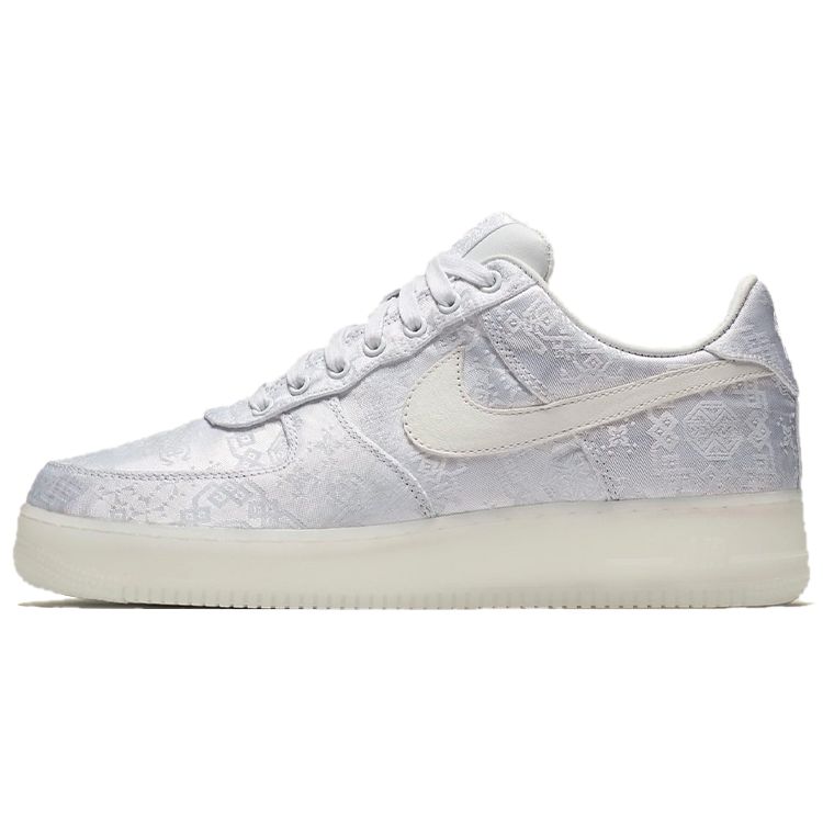 CLOT x Nike Air Force 1 Premium 1WORLD Unisex-Sneaker Weiß Weiß-Weiß AO9286-100 40.5 von Joom DACH