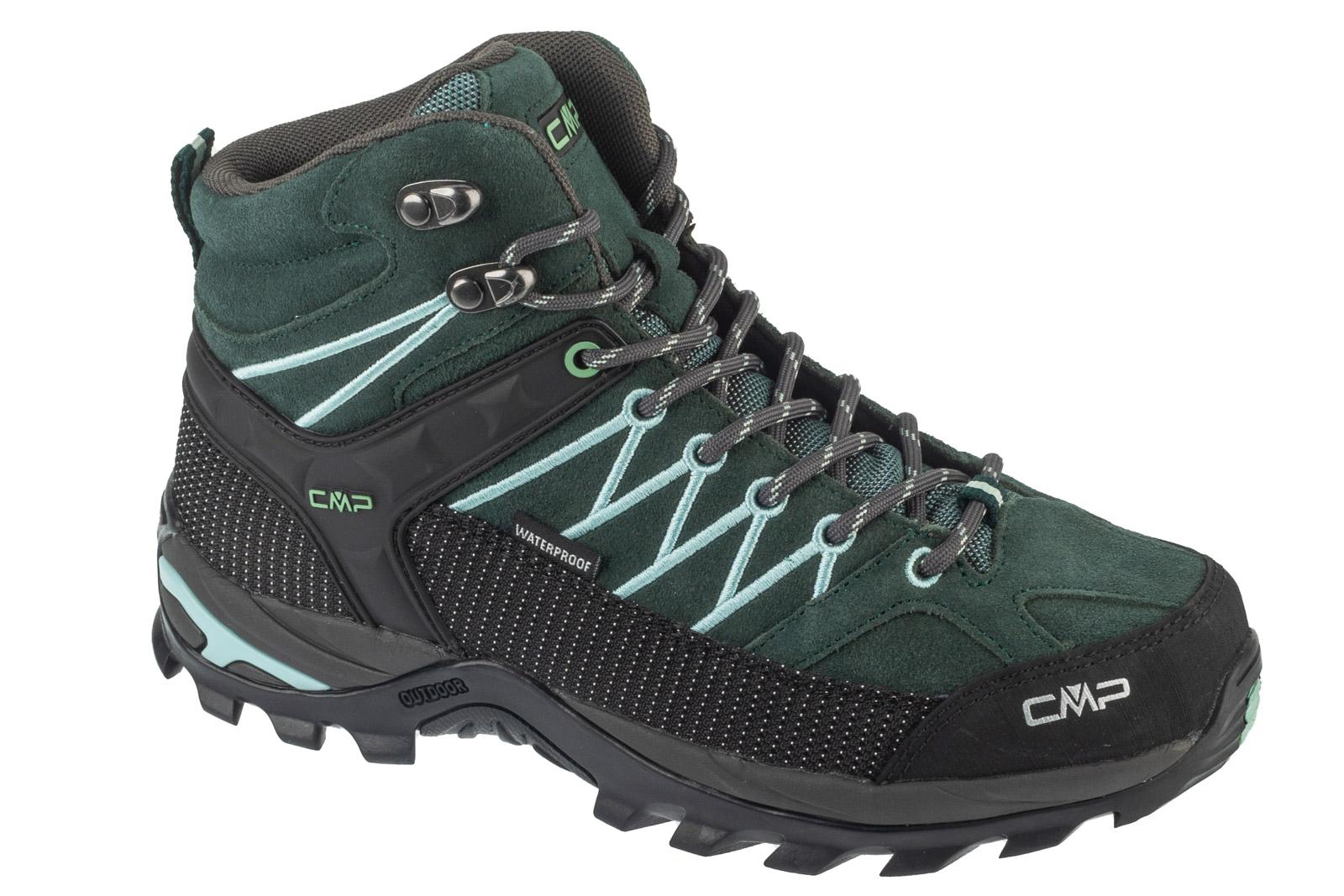 CMP Rigel Mid WP, Damen grüne Trekkingschuhe 37 grün von Joom DACH