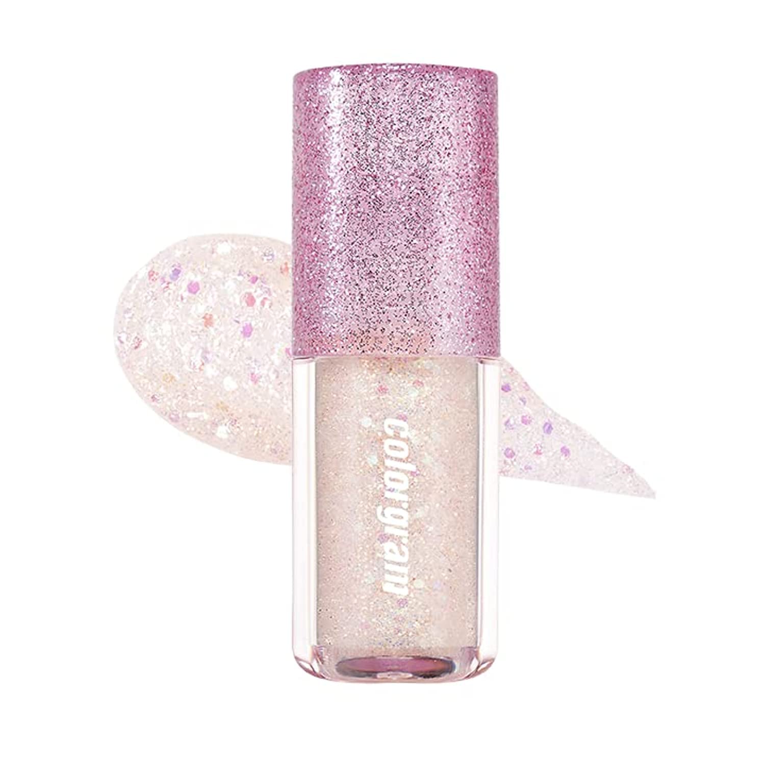 COLORGRAM Milk Bling Shadow Flüssiger Lidschatten mit und Koreanisches Make-up 01 (1 Stück) - Glitzer, Glitzer, - von Joom DACH