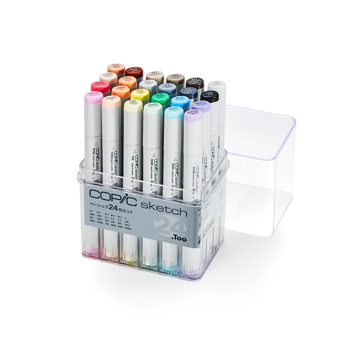 COPIC Too Copic Sketch Basic 24 Farbset Multicolor Illustration Marker Markierstift von Joom DACH