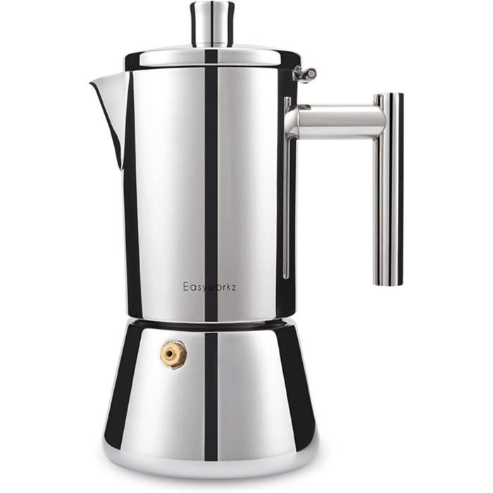 Cafetière italienne - GENERIC - Diego - Acier inoxydable - 200ml - 2 à 4 tasses von Joom DACH
