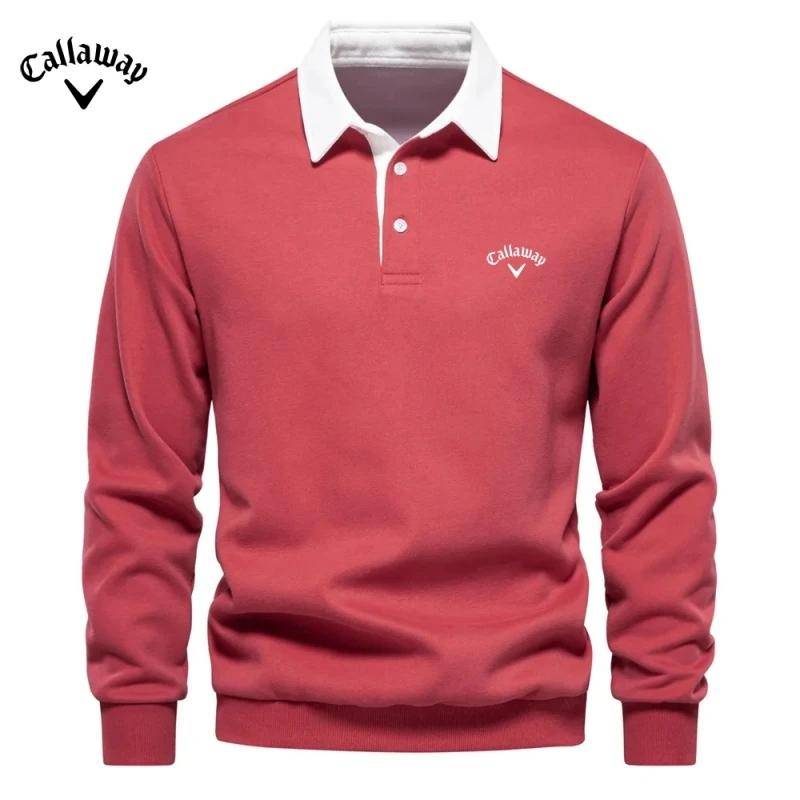 Callaway Herren-Poloshirt mit Stickerei aus reiner Baumwolle mit langen Ärmeln für Herbst und Winter, neues modisches und lässiges Multifunktionsoberteil XL Callaway Herren-Poloshirt mit Stickerei aus reiner Baumwolle mit langen Ärmeln für Herbst und Winter, neues modisches und lässiges Multifunktionsoberteil XL von Joom DACH