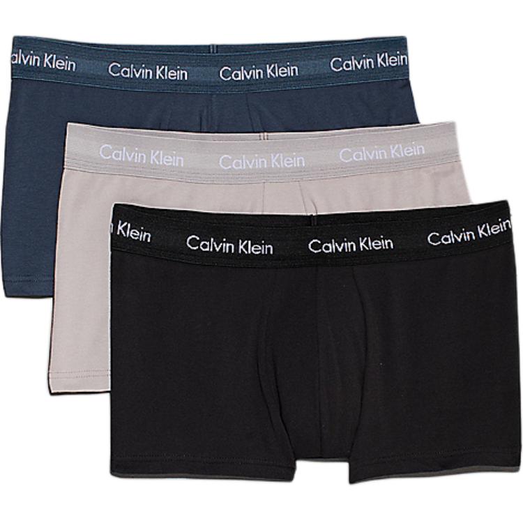 Calvin Klein Buchstaben-Print Low Rise Boxer Briefs Europäische Version 3er-Pack Herren Unterwäsche 0000U2664G-QRH L von Joom DACH