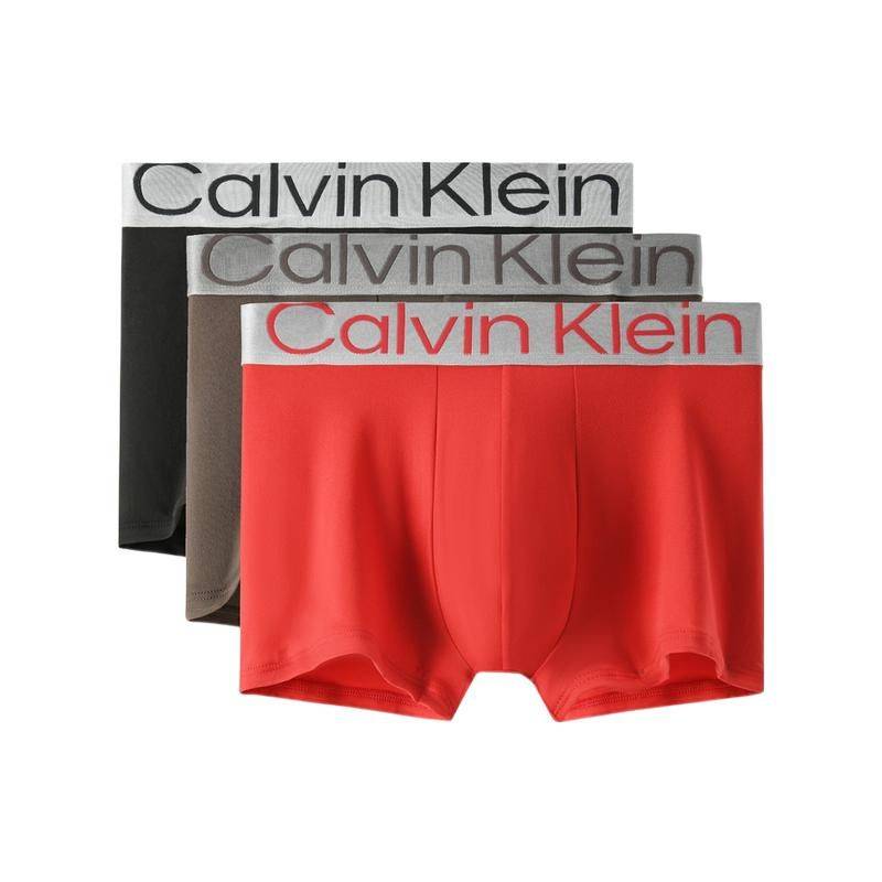 Calvin Klein CK SS22 Letter Logo Jacquardbund Boxer Briefs 3er-Pack Herren Unterwäsche NB3074-13A XL von Joom DACH