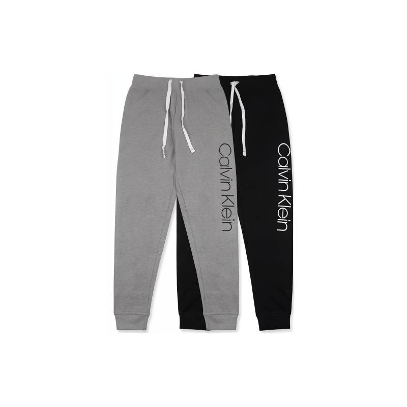 Calvin Klein Ck Buchstaben Logo Print Kordelzug Bündchen Strick Jogginghose 2-teiliges Set Damen Unterteile QP2074S-030 M von Joom DACH