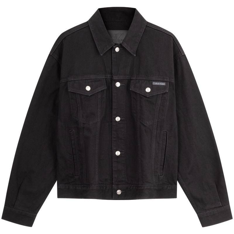 Calvin Klein Classic Vintage American Denimjacke Herren Jacken Schwarz 40EM785 L von Joom DACH