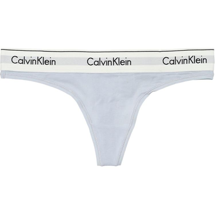 Calvin Klein Letter Jacquard Bequemer String Damen Unterwäsche Grau 0000F3786E-CIQ S von Joom DACH