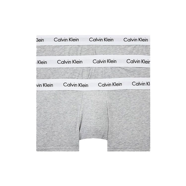 Calvin Klein Logo Low Rise Boxer Briefs 3er Pack Herren Unterwäsche Grau U2664GKS0 S von Joom DACH