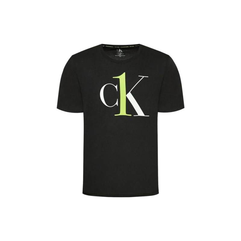Calvin Klein Logo Print Kurzarm T-Shirt Herren Tops Schwarz NM1903E-1W5 M von Joom DACH