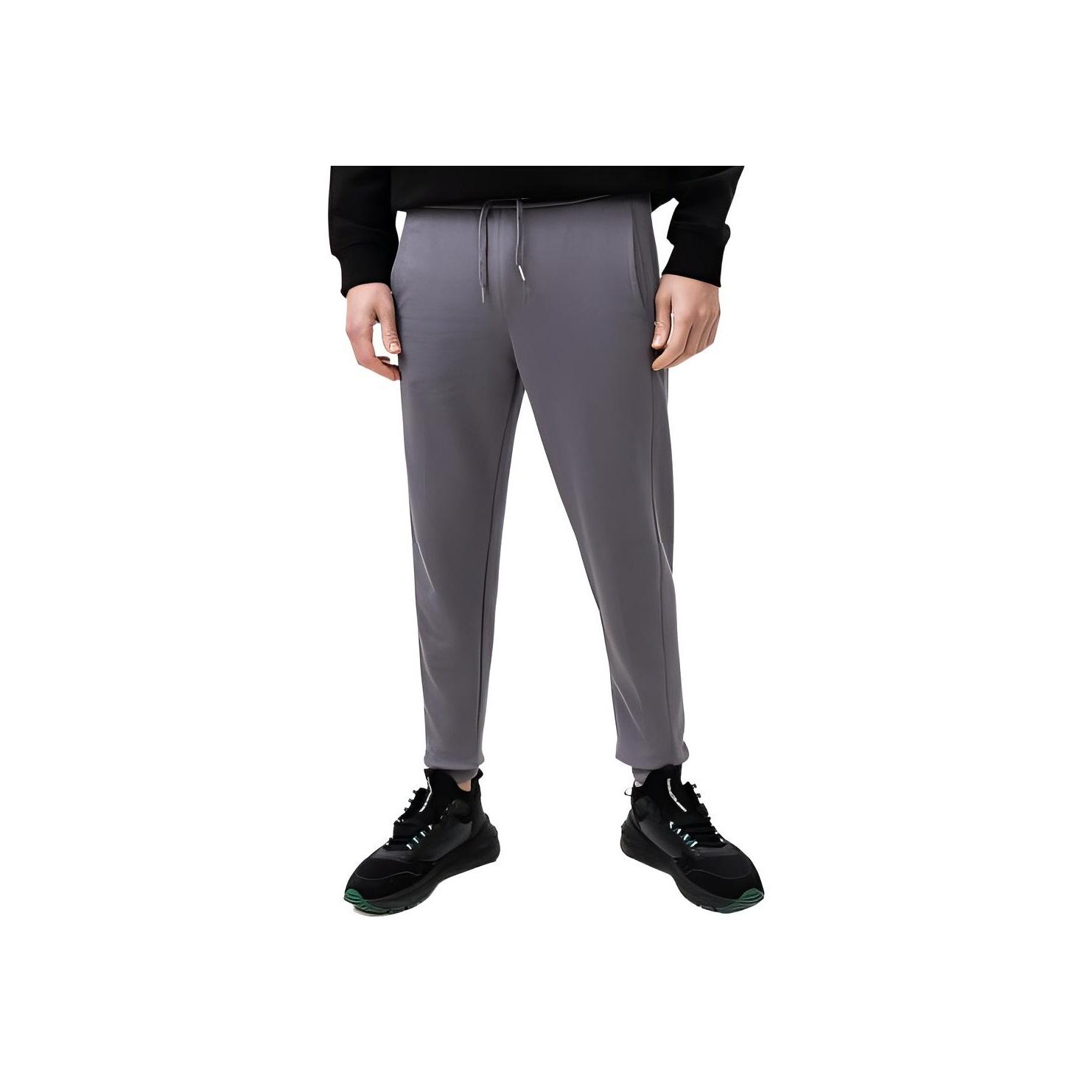 Calvin Klein Ss22 Einfarbige Kordelzug-Cuffed Casual-Hose Herren Unterteile Grau J30J319931PTP XL von Joom DACH