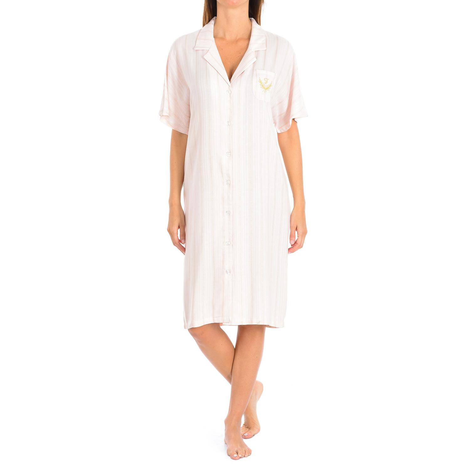 Feyza Damen Kurzarm-Nachthemd 4086 L rosa von Joom DACH