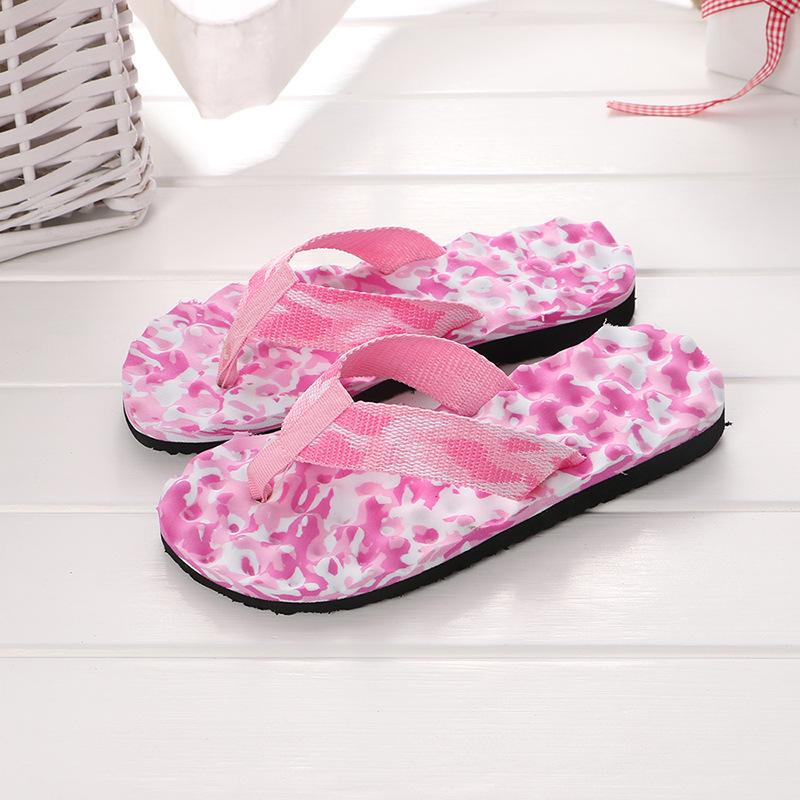 Camouflage Massage-Hausschuhe für Paare – Weiche, rutschfeste Damen-Sandalen & Flip-Flops 38 rosa von Joom DACH
