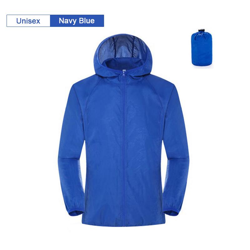 Camping Regenmantel Herren Damen Windjacke Damen Herren Wasserdichte Jacke Sonnenschutz Kleidung Angeln Regen Windbreaker Jacke Herren 2XL von Joom DACH