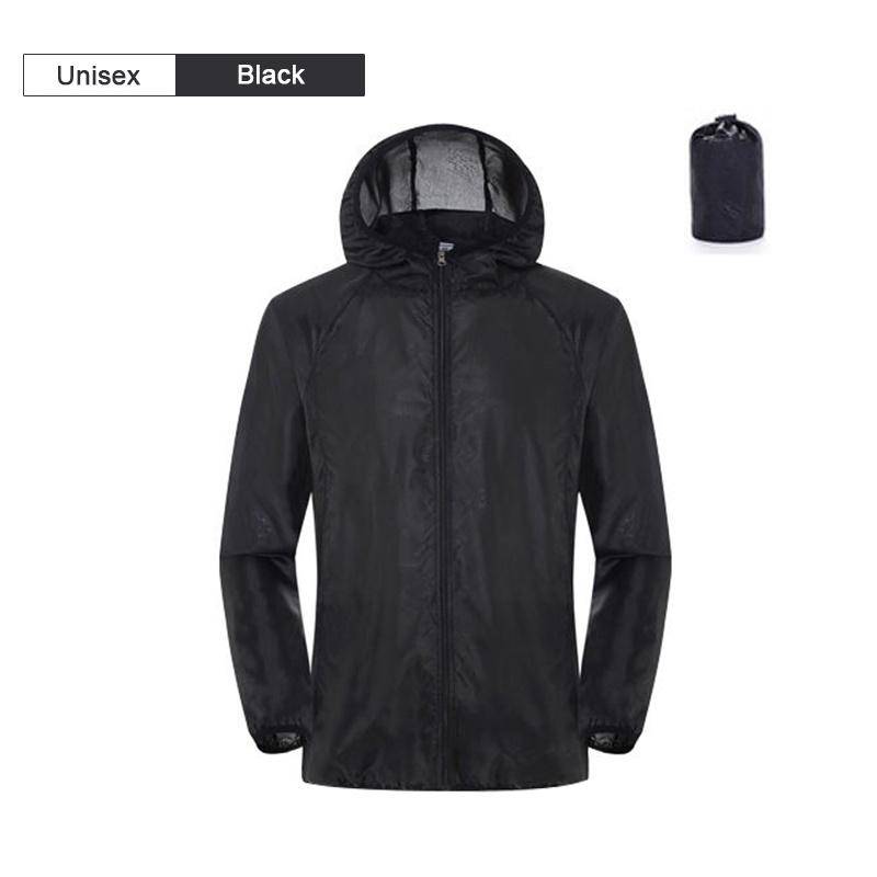 Camping Regenmantel Herren Damen Windjacke Damen Herren Wasserdichte Jacke Sonnenschutz Kleidung Angeln Regen Windbreaker Jacke Herren XL von Joom DACH