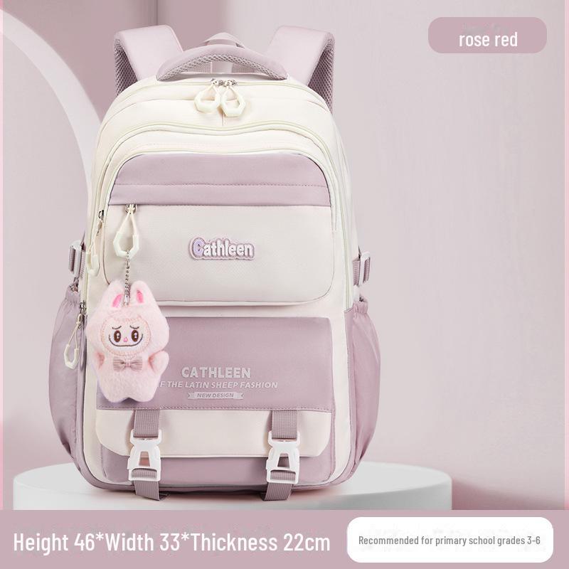 Campus-Stil Rucksack mit großer Kapazität für Mädchen - Japanisch & Koreanisch inspiriertes Design Large von Joom DACH