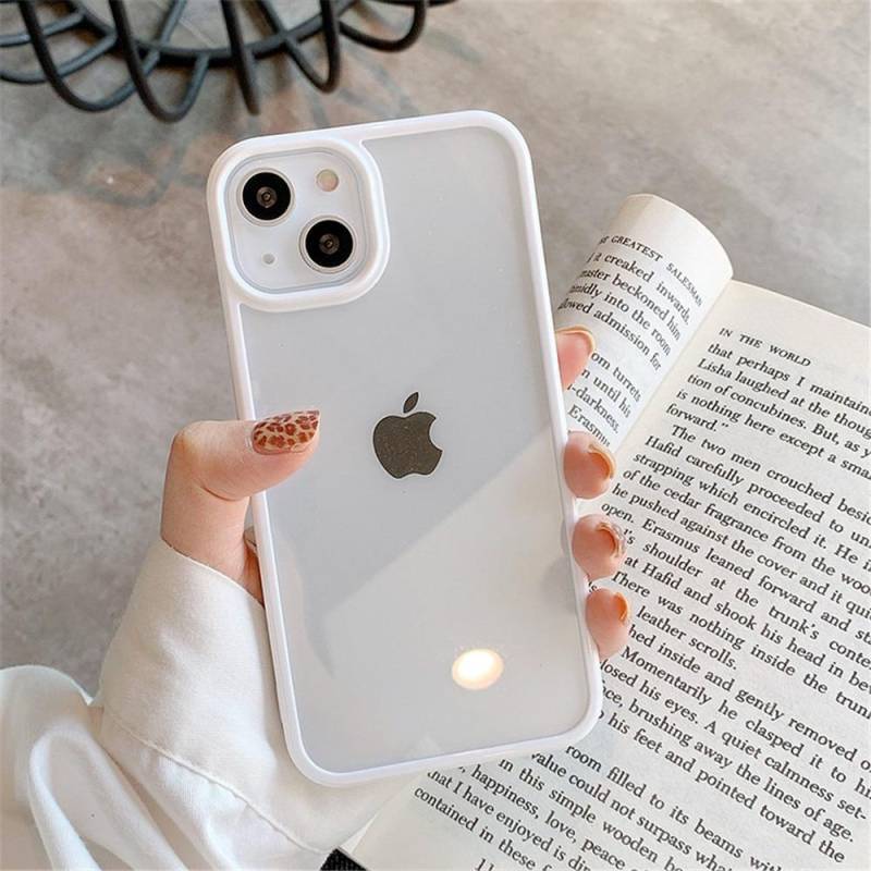 Candy Stoßfeste Silikon Bumper Handyhülle für iPhone 14 11 12 13 Pro Max X XS XR 8 7 Plus SE Transparente Schutzrückseite For iPhone X XS weiß Candy Stoßfeste Silikon Bumper Handyhülle für iPhone 14 11 12 13 Pro Max X XS XR 8 7 Plus SE Transparente Schutzrückseite For iPhone X XS weiß von Joom DACH