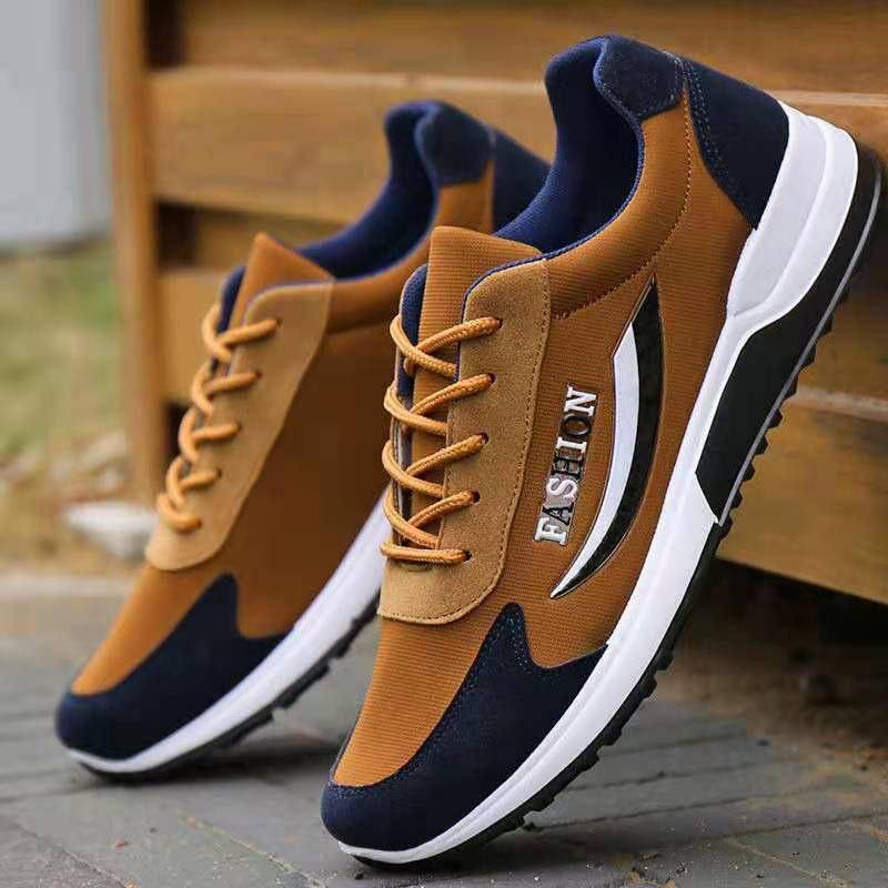 Canvas Schuhe Herren Frühling und Herbst Atmungsaktive Sport Freizeitschuhe All-Match Trend Laufschuhe 39 von Joom DACH