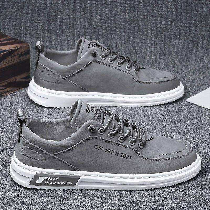 Canvas Schuhe Herren Sommer Board Schuhe Casual Schuhe All-Match kleine weiße Schuhe atmungsaktive Schuhe Herrenmodelle 44 grau Canvas Schuhe Herren Sommer Board Schuhe Casual Schuhe All-Match kleine weiße Schuhe atmungsaktive Schuhe Herrenmodelle 44 grau von Joom DACH