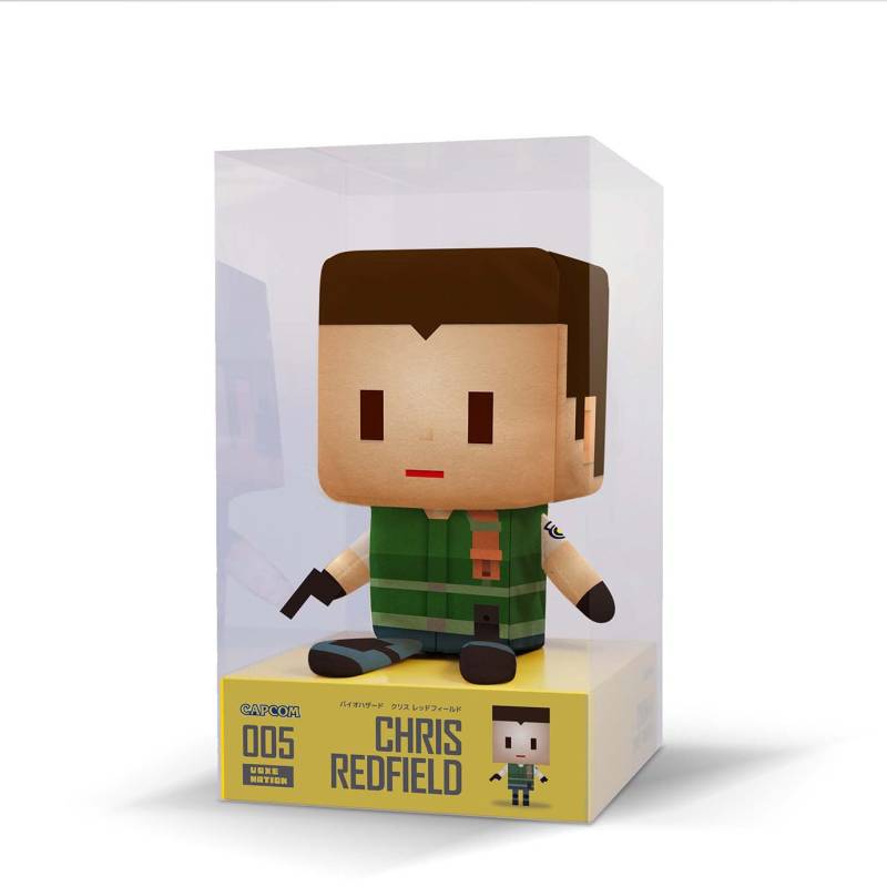 Capcom VOXENATION Plüschtier 40. Resident Evil Chris Redfield H160 x B80 x T80mm Polyester Baumwolle Ca. von Joom DACH