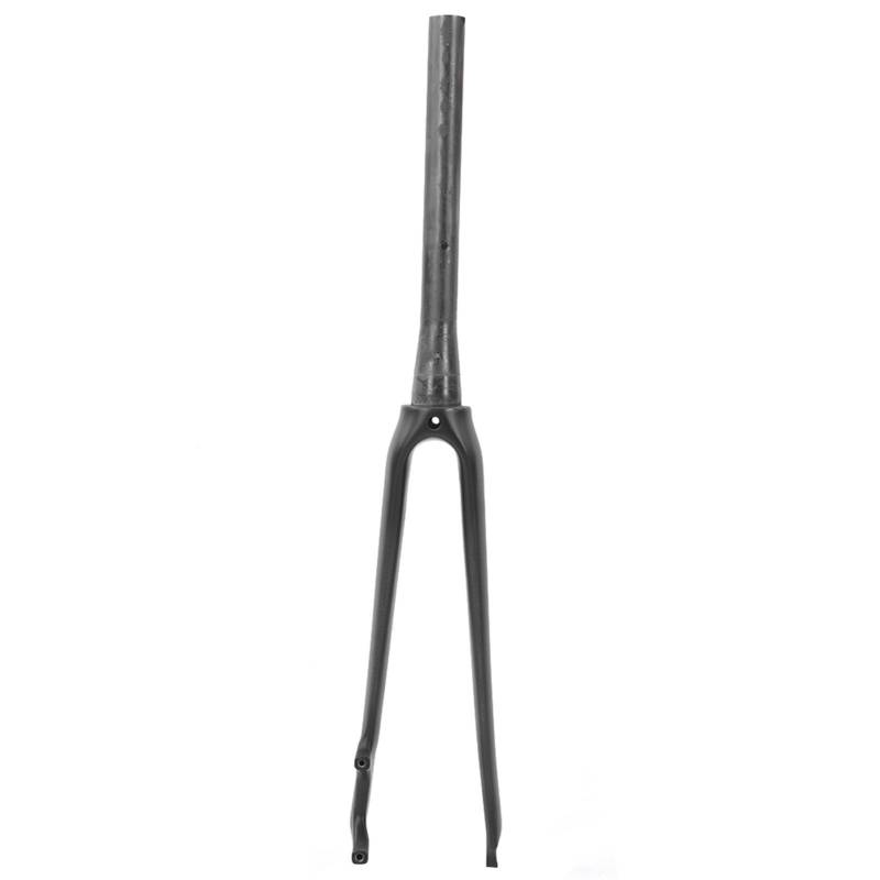 Carbon Fiber Vorderrad Gabel 3K Matte Rennrad Disc Bremse Top Rohr Kegel Rohr Quick Release von Joom DACH